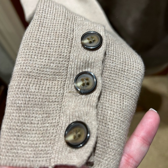 Tan Knit Blazer - Picture 6 of 8